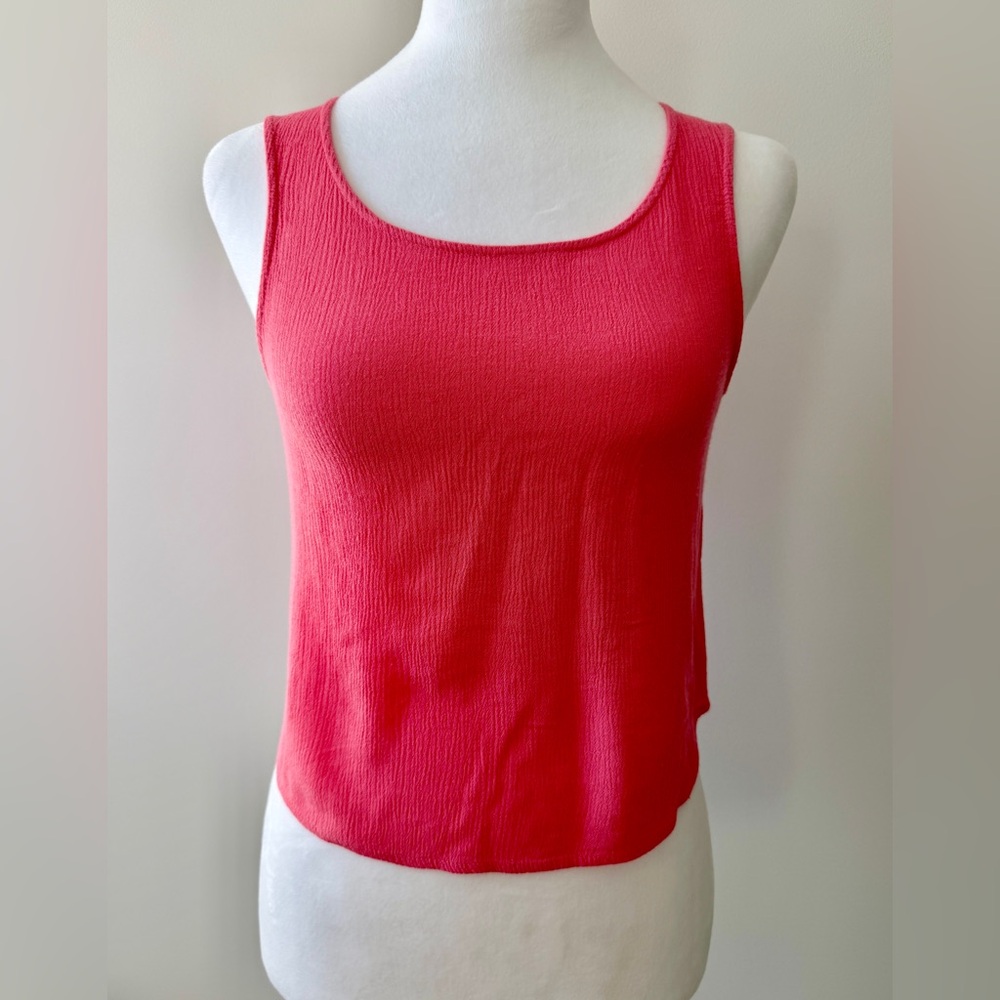 Preloved in Great Condition Women's Pink Sleeveless Top
